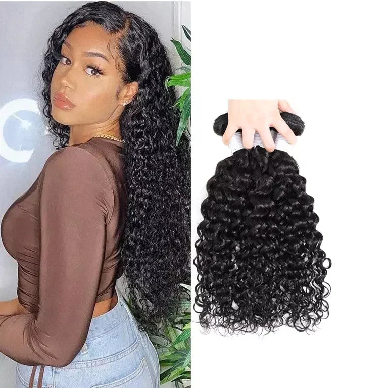 Water Wave Hair Bundle 100% Human Virgin Hair Wave Hair 1 Bundle - ZLIKE