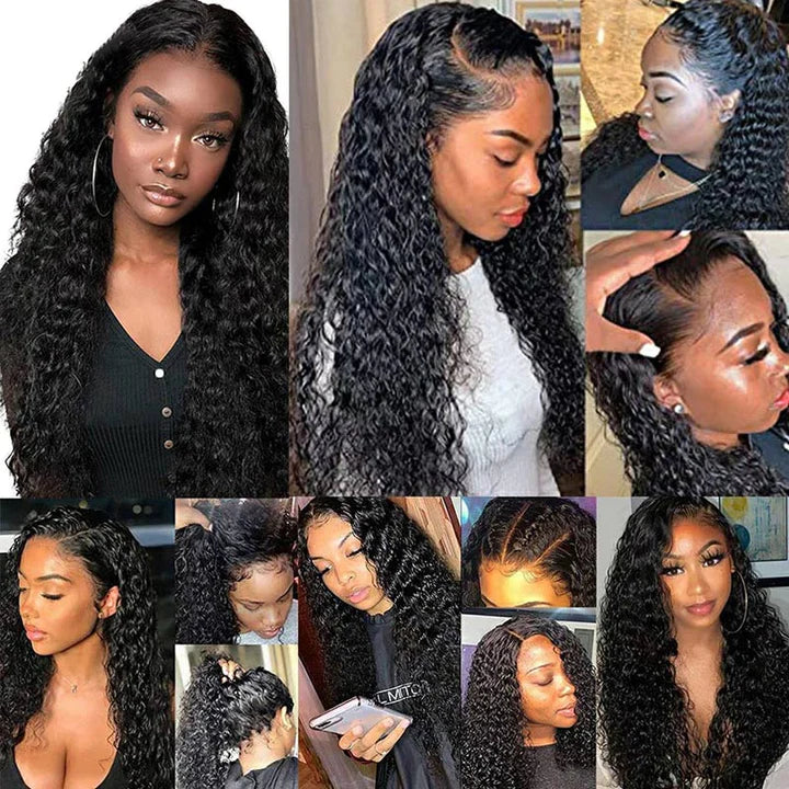 Water Wave Hair 3 Bundles with 4x4 Lace Closure 100% Virgin Human Hair on Sale-Zlike