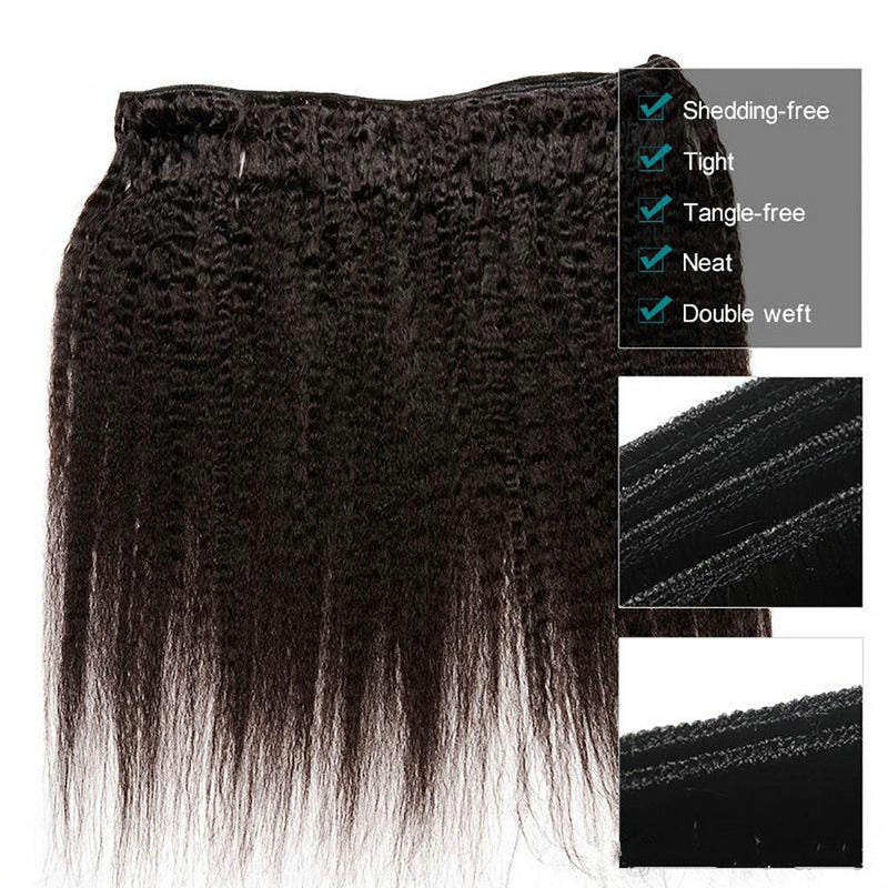 9A Unprocessed Human Hair Yaki Straight Weave 3 Bundles Deal-Zlike